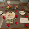 Complimentary BD cake