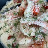 seafood in coconut cream sauce