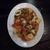 กุ้งตัวโตๆหมึกชิ้นใหญ่มีเนื้อปูเป็นก้อนบวกกับหอยนางรมนัวมากแซ่บ