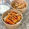 เซ็ตข้าวไก่กรอบซอสโอปป้ากับเซ็ตสโนว์ออเนียนพร้อมข้าวหอมมะลิ