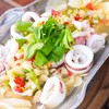หมึกไข่นึ่งมะนาว