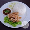 ข้าวหมูสันนอกทอดกรอบ เสิร์ฟพร้อมน้ำจิ้มแจ่วสูตรเด็ด