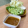 น้ำพริกปลาร้าโขลกจากเนื้อปลาทูแท้ มีทั้งสูตรใส่ปลาร้าและไม่ใส่ปลาร้า