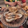 แมงดา กุ้งขาว กุ้งก้าม มีเติมตลอดเว กั้งอร่อยเลิศและหมดไวมากต้องรีบชิง