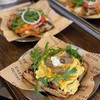 Truffle breakfast pizza