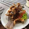 จานใหญ่ ปลาสด กรอบมาก