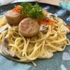 สปาเก็ตตี้ครีมซอสหอยเชล