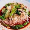ข้าวปุ้นซาว (ร้อนๆน้ำปลาร้านัวๆผักต้มหวานกรอบ )