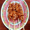 ตอนนี้ที่ร้านมีหมาล่าขายด้วย ไม้ละ 10 บาท ย่างร้อน ๆ 