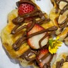 Nutella strawberry Croffle 