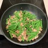 ถั่วฝักยาวผัดกะปิหมูสับ