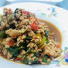 กระเพราหมูสับ