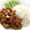 ไก่ทอดกระเทียมราดข้าว