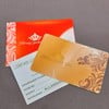 คีย์การ์ดและบัตรสำหรับทานอาหาร ใส่ซองมาเรียบร้อยดี