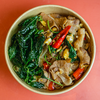 ข้าวกะเพราหมูชาบูกะเพรากรอบ