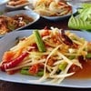 ตำไทยใส่ปู คือหอมพริก หอมมะนาวสุดๆ รู้เลยว่า ใช้มะนาวสดๆคั้นเอง