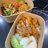 ข้าวหมูสามชั้นทอดน้ำปลา+ไข่ต้มยางมะตูม
