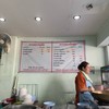 ภายในร้านพร้อมรายการอาหารและราคา