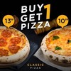 Classic BUY1GET1 Pizza ลด 40%