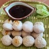 ลูกชิ้นปิ้ง 4 ไม้ (หมู) (59 บาท)