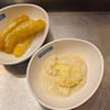 อร่อยค่ะแต่ข้าวเหนียวแข็งไปนิด กล้วยเชื่อมก็หวานจนแสบคอ