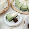 Matcha ripple cheesecake