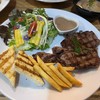 สเต็กสันคอหมูพริกไทยดำ