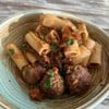 Meatballs Thai Ragu With Beef Fat Fried-Rigatoni 