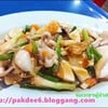 ปลาหมึกผัดไข่เค็ม เครื่องค่อนข้างแน่นดีงาม