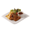 สเต็กไก่สไปซี่ และ เฟรนช์ฟรายส์  1 PC