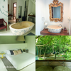 ห้องนอนให้อารมณ์เหมือนบ้านต้นไม้ เลยเห็นวิวต้นไม้ลำธารแบบพาโนราม่า