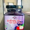 butterfly pea &lychee jam