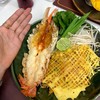 ผัดไทยกุ้งแม่น้ำเผา