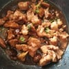 หมูหวานใส่เห็ดหอมสด
 🐖🍄🥘