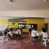 ร้านเปิดโล่งครับ โต๊ะไม่เยอะ