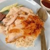ข้าวมันไก่ต้ม+ไก่ทอด