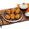 ✦ ไก่ทอด เจมส์ เกาหลี 6 ชิ้น 
✦ ข้าวญี่ปุ่น 1 ถ้วย 
✦ หัวไชเท้า 
ราคา 179฿ 