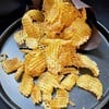 Hot and Spicy waffle fries by Air fryer #WongnaiCooking