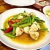 เนื้อปูผัดพริกเหลือง