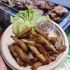 หมูย่าง,ไส้ย่าง ทรงเครื่อง -