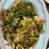 ผัดกระเพราหมูปลาหมึก