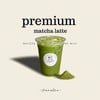 Premium matcha latte 