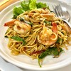 สปาเก็ตตี้ไข่กุ้งมันกุ้ง