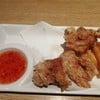 มีทั้งเฟรนช์ฟราย​ และไก่คาราอะเกะ อร่อย 