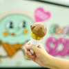 ไอติมช็อกโกแลตที่ใช้โกโก้นำเข้าจากฝรั่งเศส ในวาฟเฟิลโคนกรอบๆ เข้ากันมาก