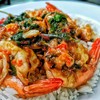 ข้าวกระเพรากุ้ง