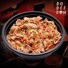 ข้าวหน้าสันคอหมูผัดซอสหม่าล่า