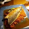 Grilled Sea Bass with Marinara Sauce (450++)