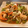 กุ้งผัดสะตอกะปิ
