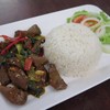กะเพราตับหมู